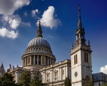 Low angle view of cathedral against sky