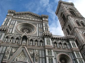 Low angle view of building against sky