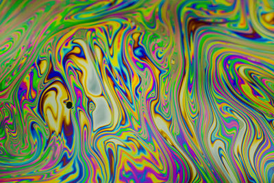 Full frame shot of multi colored water