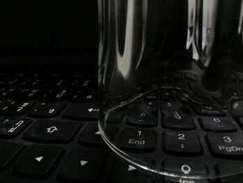 Close-up of computer keyboard