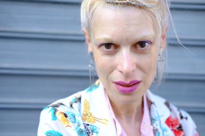 Portrait of young woman