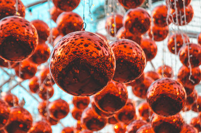 Full frame shot of christmas decoration in market