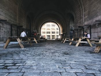 Corridor of building