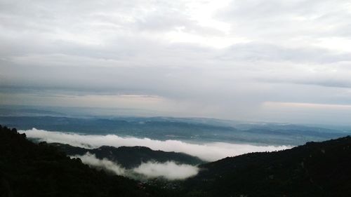 Scenic view of cloudscape against sky