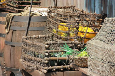 Stack of fishing net