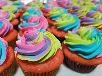 Close-up of cupcakes