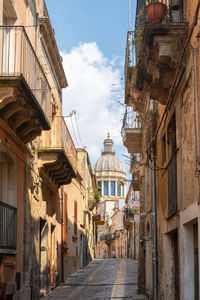 Street amidst buildings in city