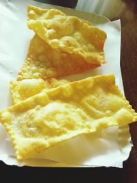 Close-up of served food