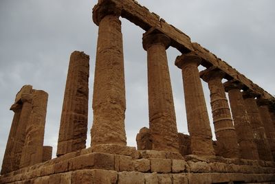 Low angle view of historical building