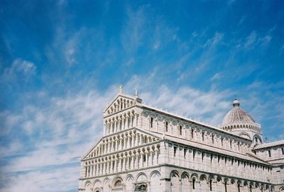 Low angle view of building against sky