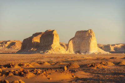 White desert in egypt taken in january 2022