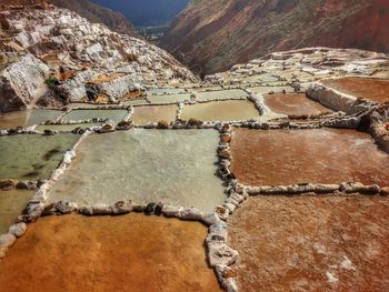 High angle view of landscape