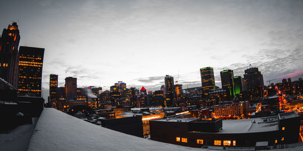 Cityscape at night