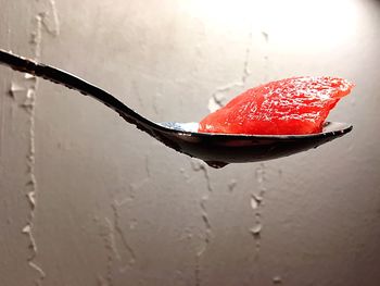 Close-up of piece of watermelon