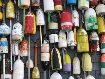 High angle view of market stall for sale