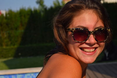 Portrait of young woman