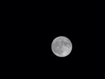 Scenic view of moon against sky at night