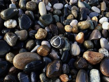 Full frame shot of pebbles