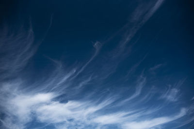 Low angle view of dramatic sky