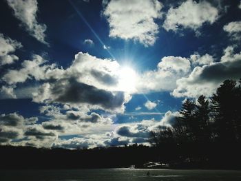 Low angle view of sky