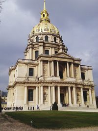 Low angle view of church against sky