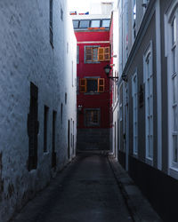 Street amidst buildings in city