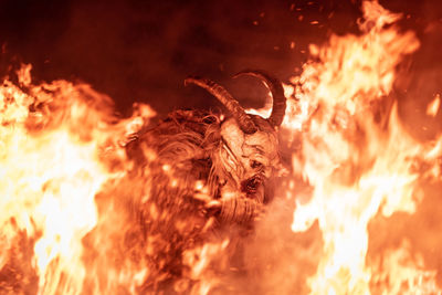 Fire. flames. krampus. christmas devils