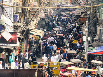 View of market stall for sale