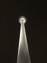 Low angle view of communications tower