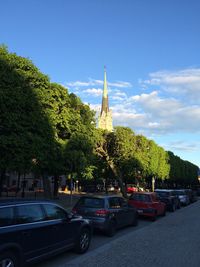 Built structure with trees in background