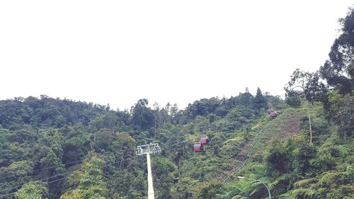 Scenic view of landscape against clear sky