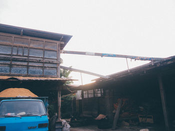 Low angle view of built structure