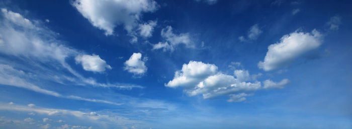 Low angle view of cloudy sky