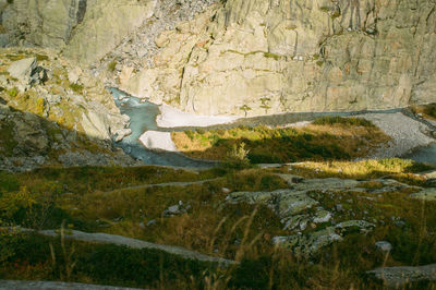 Rocks on rock formation