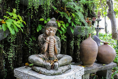 Close-up of buddha statue