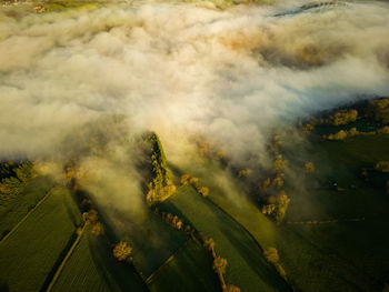 Aerial view of landscape