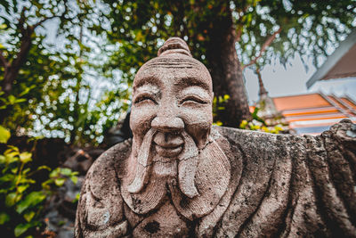 Close-up of statue