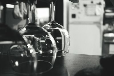 Close-up of wine glass