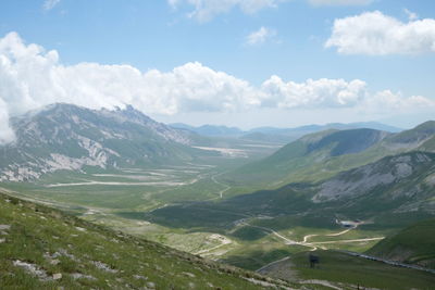 Scenic view of landscape against sky