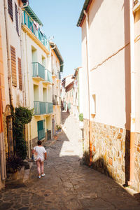 Street amidst buildings