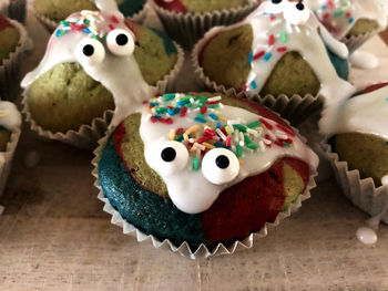 Close-up of stuffed toy on table