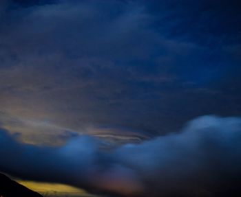 Scenic view of cloudy sky