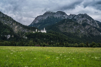 Famous neuschwanstein castle at schwangau, bayern, germany
