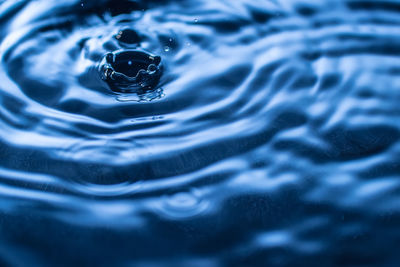 Full frame shot of water drop