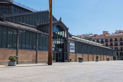 Mercat del born, a former public market in barcelona, catalonia, spain