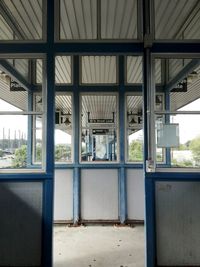 Interior of abandoned building