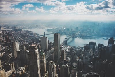 Aerial view of cityscape