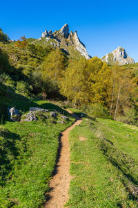 Landscape of the somiedo natural park in asturias. spain 
