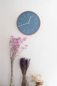 Close-up of clock indoors