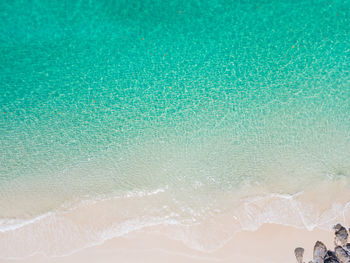 High angle view of swimming pool